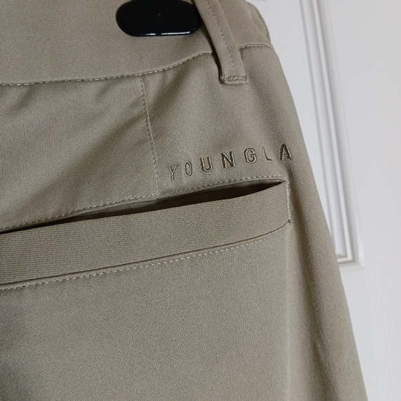 Young LA Tan Lightweight Athletic Trousers 32L - Picture 8 of 11